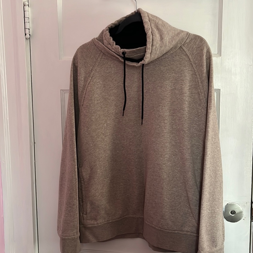 H&M chimney collar sweatshirt.